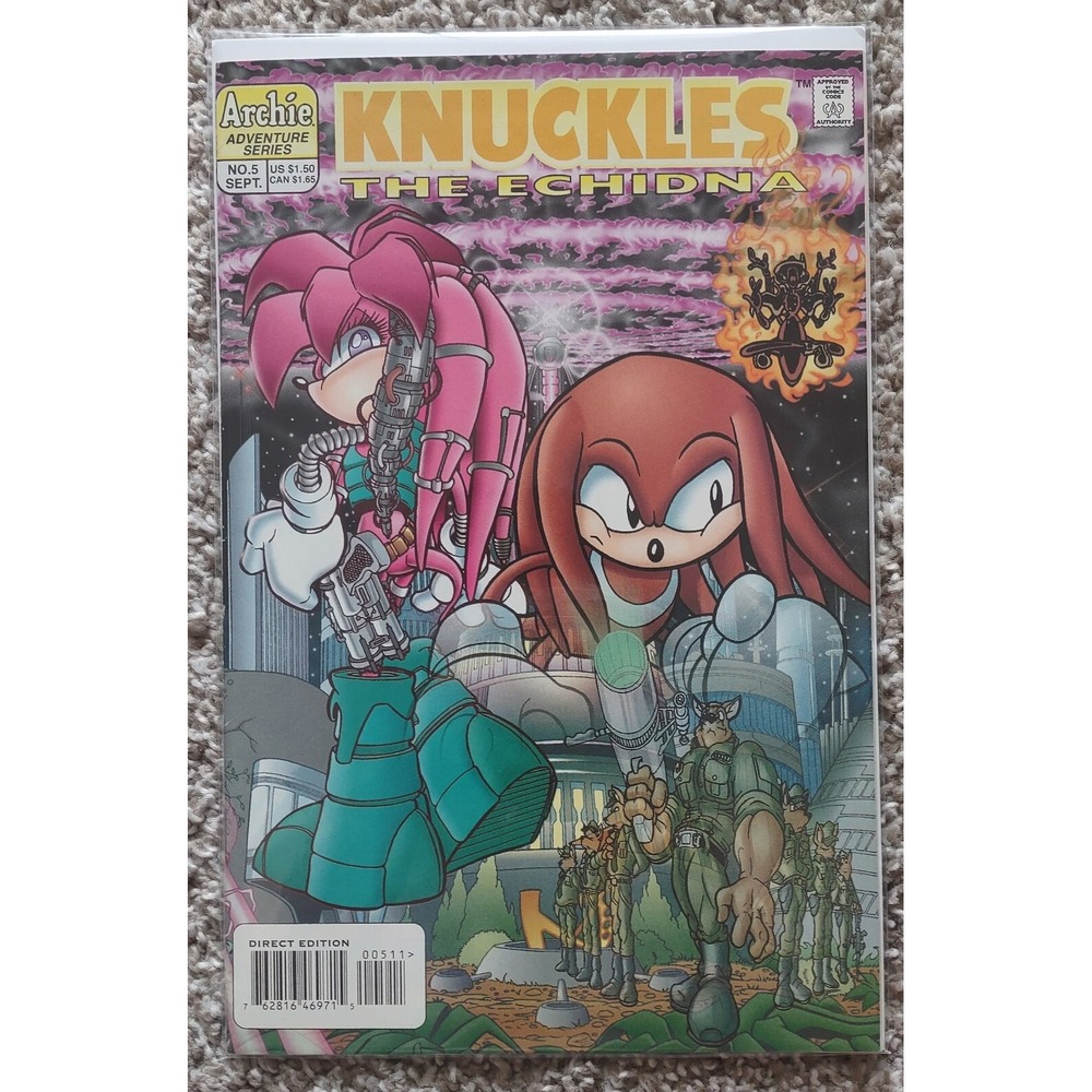 Knuckles the Echidna #5 Archie Comics (Bagged & Boarded) - NM